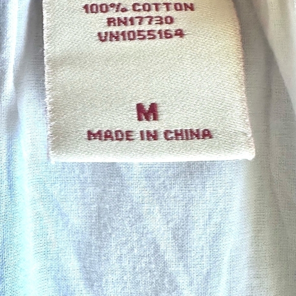 Merona Women’s White Cotton Tiered Midi Skirt Ruffled Knee-Length Size M - Picture 9 of 9